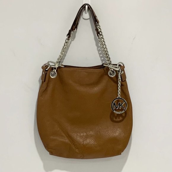 Michael Kors Brown Real Leather Shoulder Bag EUC - Picture 3 of 8